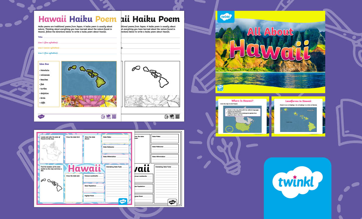 All About Hawaii Lesson for 3rd-5th Grade