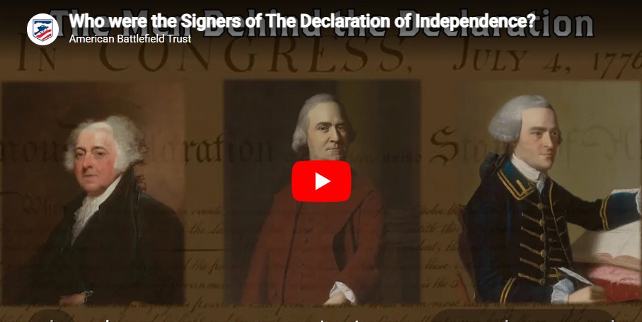 Who were the signers of the declaration of independence
