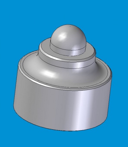 CNC Lathe Print Radius 90 degree 1st