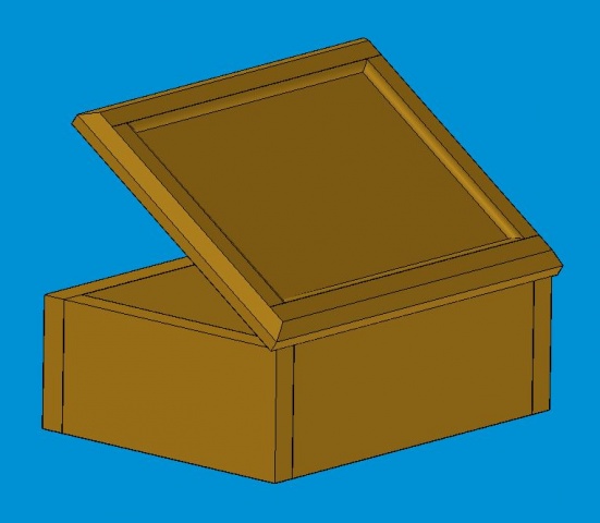 Wood Box shop project Blueprints